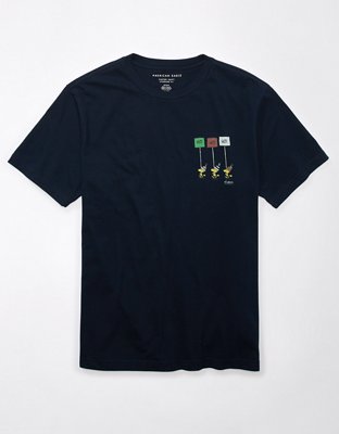 AE Super Soft Woodstock Peanuts Holiday Graphic T-Shirt