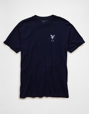 ★AEAE★ WEB LOGO TSHIRTS [NAVY] AE Logo Graphic T-Shirt