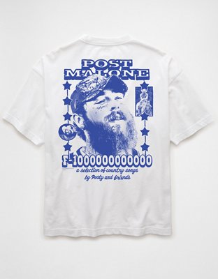 AE Boxy Post Malone Graphic T-Shirt
