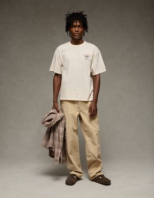 AE Boxy Reindeer Raceway Graphic T-Shirt