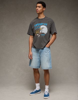 AE Boxy Bald Eagle Graphic T-Shirt