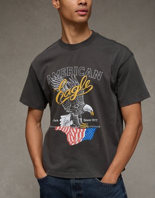 AE Boxy Flag Graphic T-Shirt