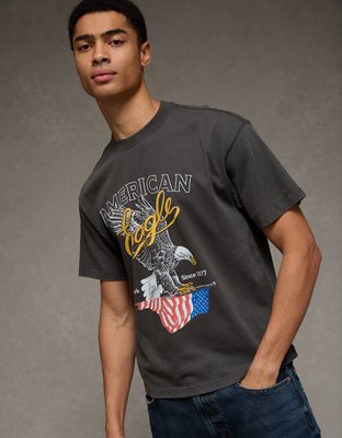 AE Boxy Flag Graphic T-Shirt