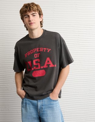 AE Boxy Ski Graphic T-Shirt