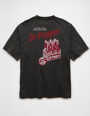 Мужские футболки American Eagle AE Boxy Fit Dr Pepper 6-Pack Graphic, цвет: Сланцевый — фото 4