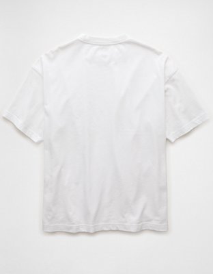 Мужская футболка American Eagle AE Boxy Fit Dr Pepper Beach Graphic, цвет: Белый — фото 4