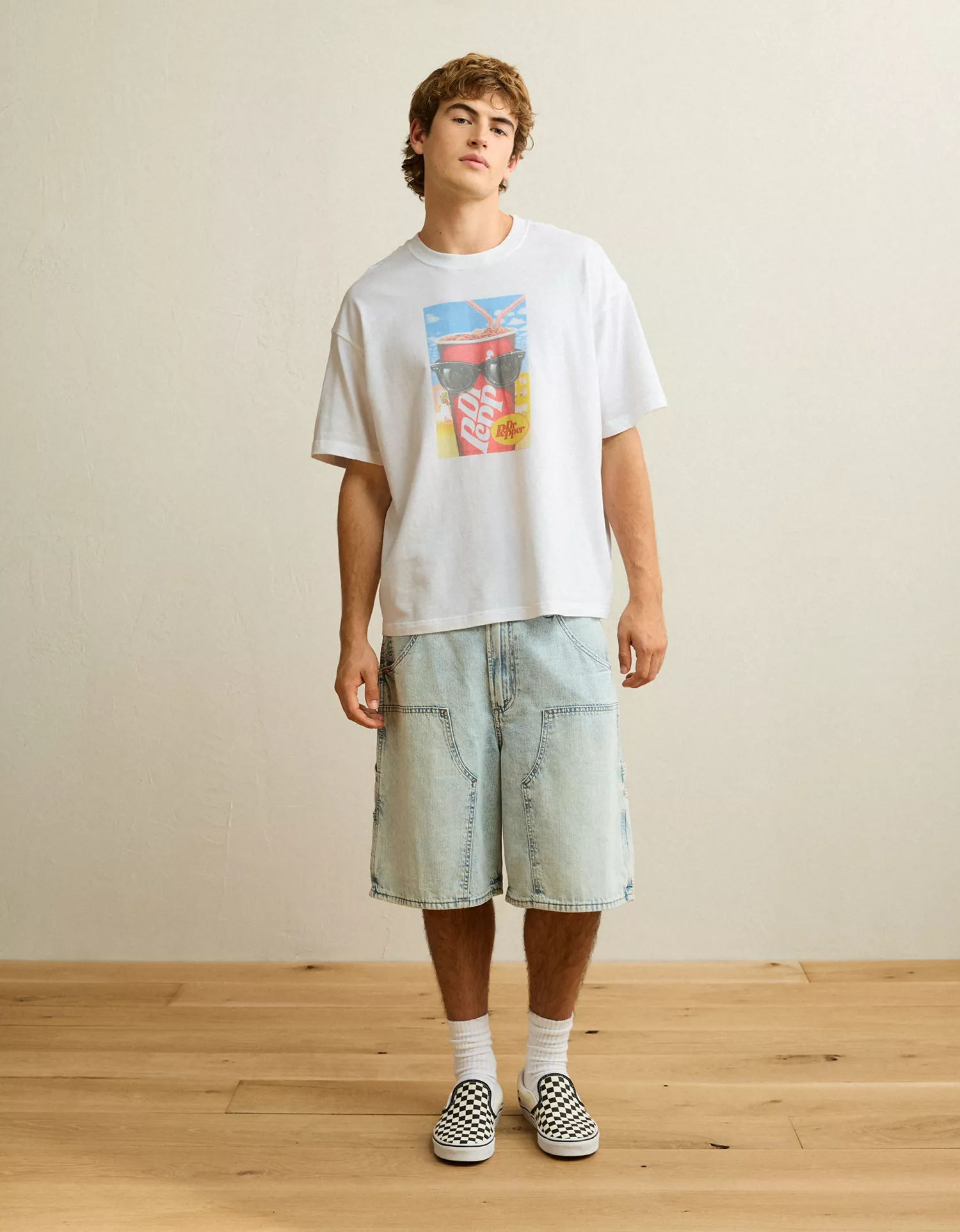 AE Boxy Fit Dr Pepper Beach Graphic T-Shirt - thumbnail 6