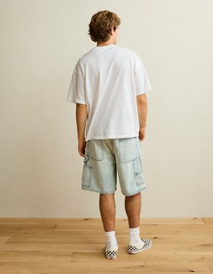 Мужская футболка American Eagle AE Boxy Fit Dr Pepper Beach Graphic, цвет: Белый — фото 2