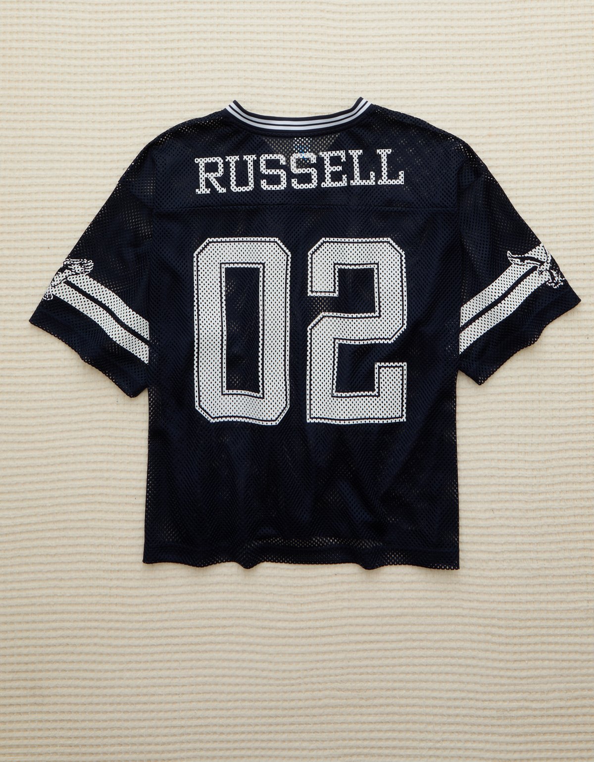 AE x Russell Athletic Graphic Mesh Jersey - image 5