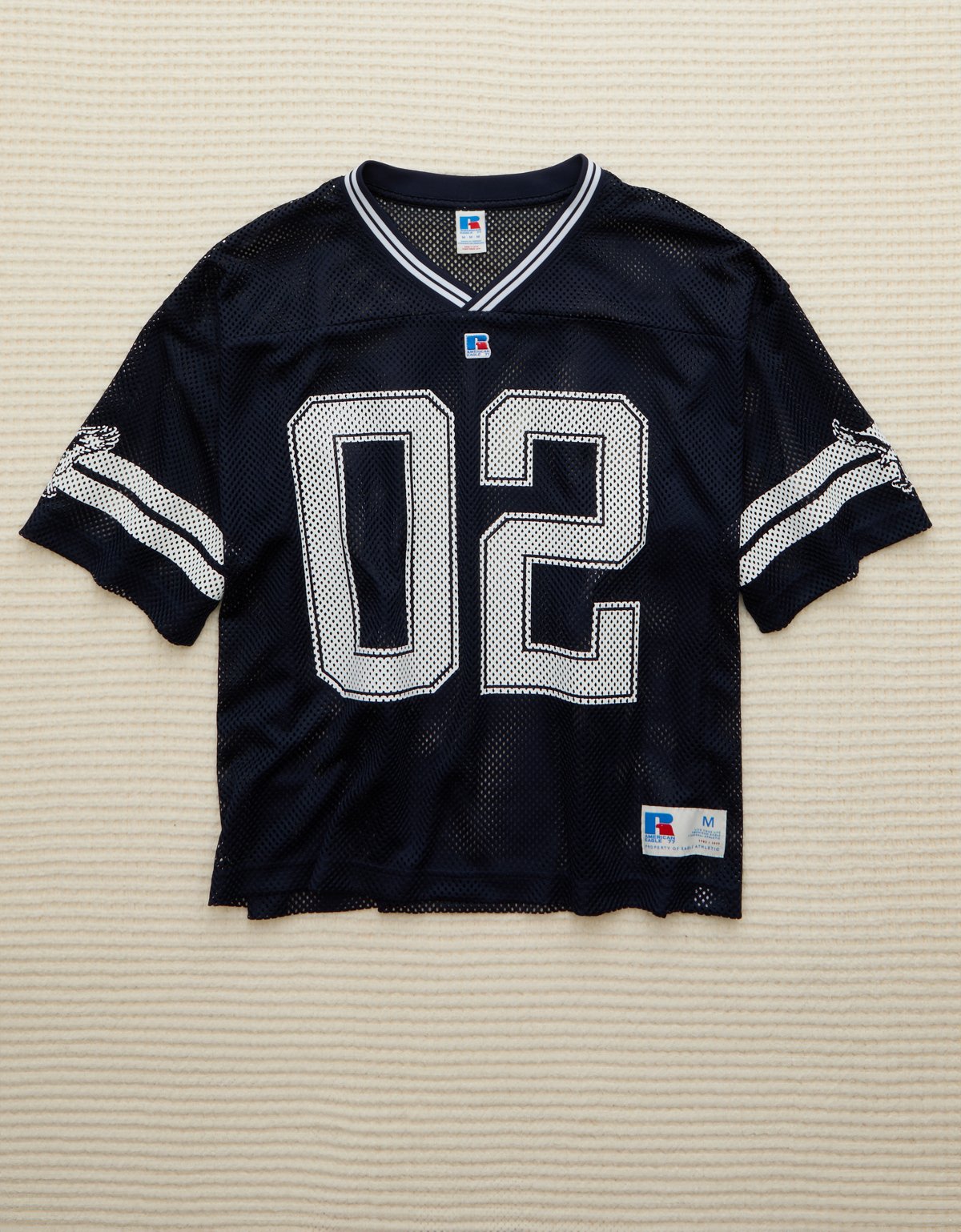 AE x Russell Athletic Graphic Mesh Jersey - image 4