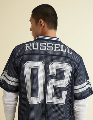 AE x Russell Athletic Graphic Mesh Jersey