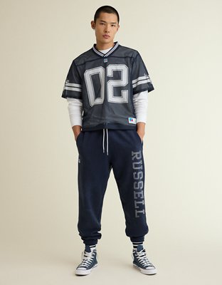 AE x Russell Athletic Graphic Mesh Jersey | American Eagle