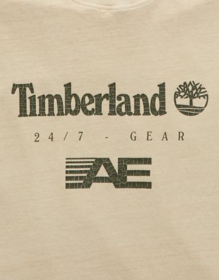 Мужские футболки American Eagle Timberland x AE Boxy Graphic T-Shirt — фото 6