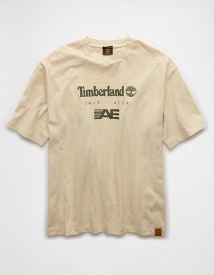 Мужские футболки American Eagle Timberland x AE Boxy Graphic T-Shirt — фото 3