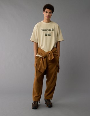 Мужские футболки American Eagle Timberland x AE Boxy Graphic T-Shirt — фото 5