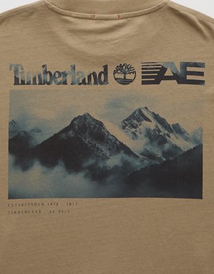 Timberland x AE Long-Sleeve Graphic T-Shirt