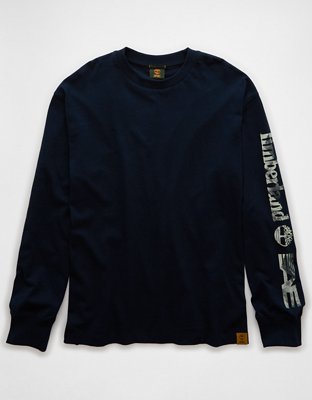 Timberland x AE Long-Sleeve Graphic T-Shirt