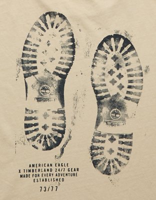 Мужские ботинки American Eagle Timberland x AE Boot Graphic T-Shirt — фото 6
