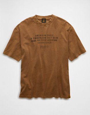 Мужские футболки American Eagle Timberland x AE Graphic T-Shirt — фото 3
