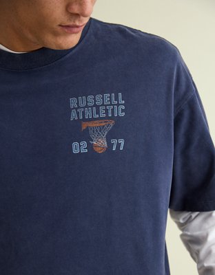 AE x Russell Athletic Heavyweight Basketball Graphic T-Shirt