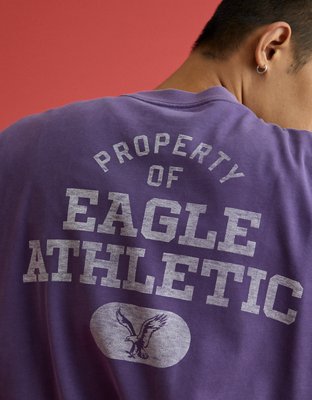 AE x Russell Athletic Heavyweight Eagle Graphic T-Shirt