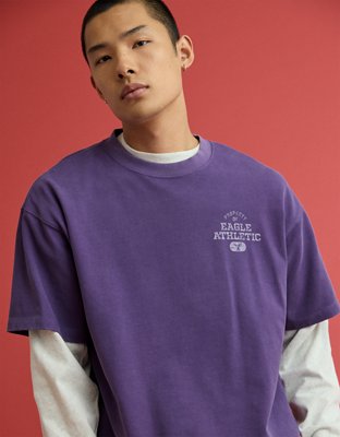 AE x Russell Athletic Heavyweight Eagle Graphic T-Shirt