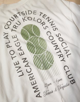 AE x Tru Kolors Tennis Graphic T-Shirt