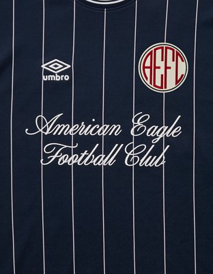 AE x Umbro Boxy Fit Graphic Jersey | American Eagle