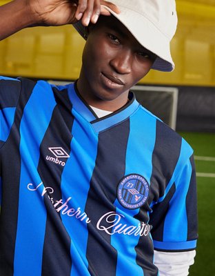AE x Umbro Boxy Fit Graphic Jersey | American Eagle