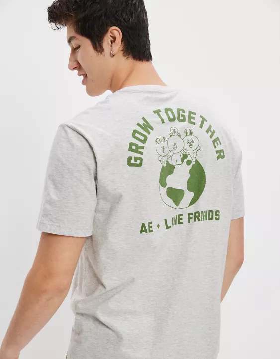 AE | LINE FRIENDS Graphic T-Shirt
