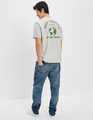 Мужские футболки American Eagle AE LINE FRIENDS Graphic T-Shirt — фото 5