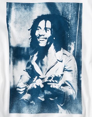 Мужские футболки American Eagle AE Bob Marley Graphic T-Shirt — фото 4
