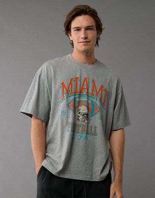 AE Boxy NFL Miami Dolphins Graphic T Shirt