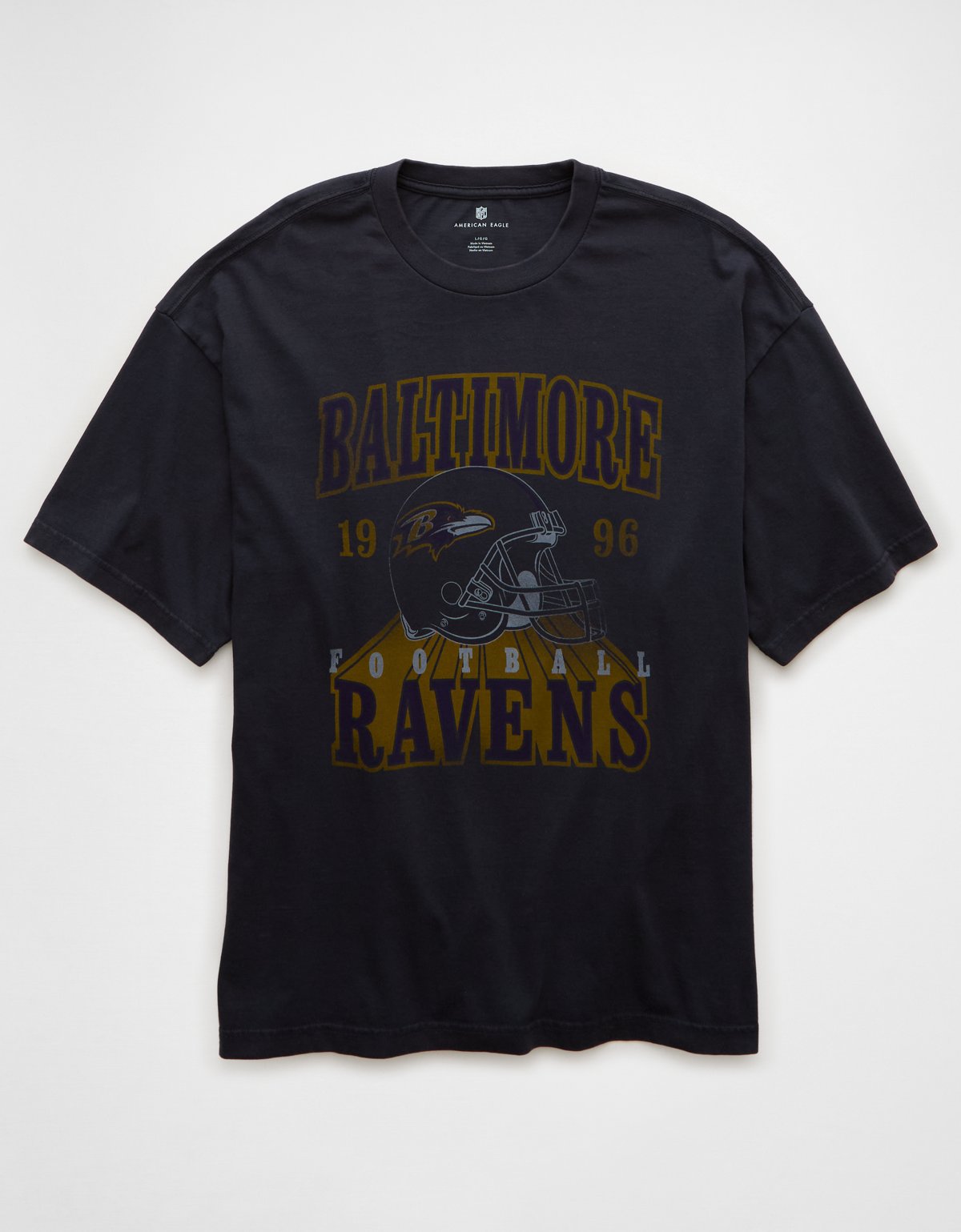 NFL Boxy Baltimore Ravens Graphic T-Shirt - image 3