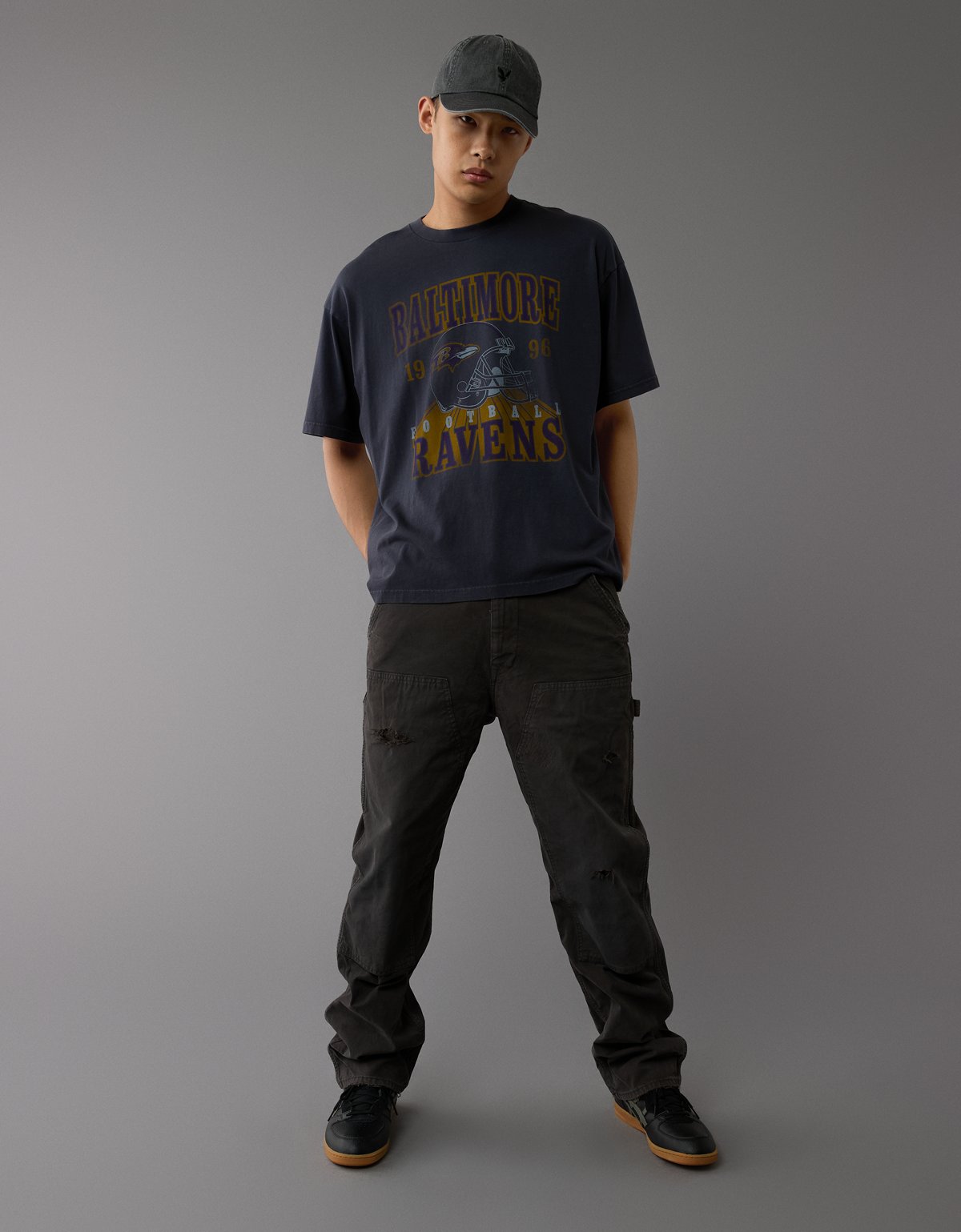 NFL Boxy Baltimore Ravens Graphic T-Shirt - image 5