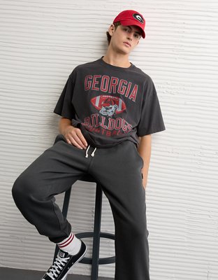 AE Boxy Georgia Bulldogs Graphic T-Shirt