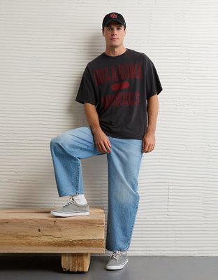 AE Boxy Oklahoma Sooners Graphic T-Shirt