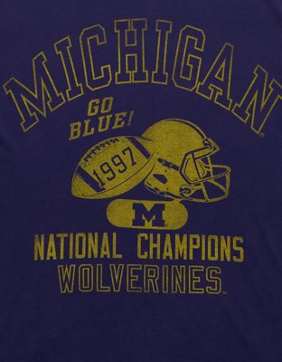 AE Boxy Michigan Wolverines Graphic T-Shirt