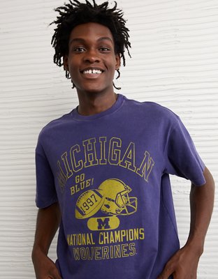 AE Boxy Michigan Wolverines Graphic T-Shirt