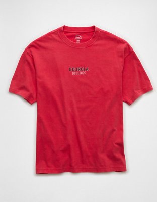 AE Boxy Georgia Bulldogs Graphic T-Shirt