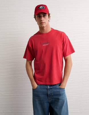 AE Boxy Georgia Bulldogs Graphic T-Shirt