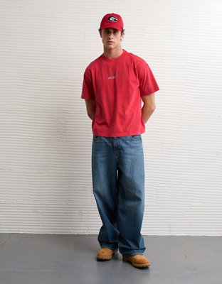 AE Boxy Georgia Bulldogs Graphic T-Shirt