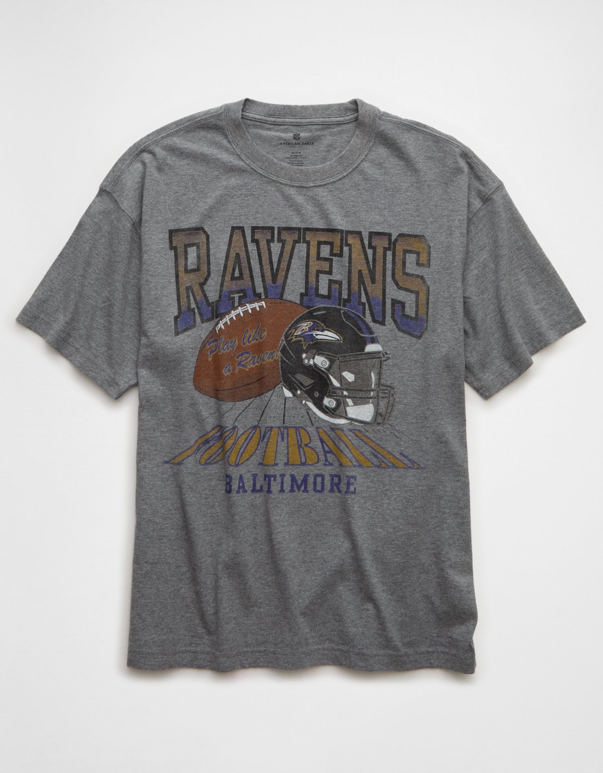 NFL Boxy Baltimore Ravens Graphic T-Shirt - image 3
