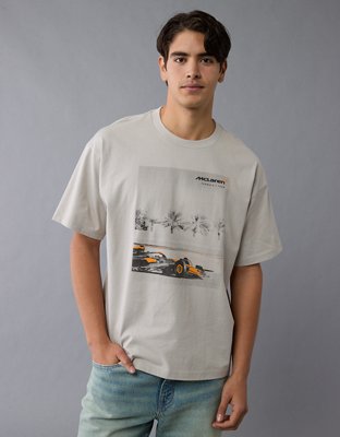 希少USA製✨美品 ARLEN’S × Arlen Ness Tシャツ 黒 M AE Boxy McLaren Graphic T-Shirt | American Eagle