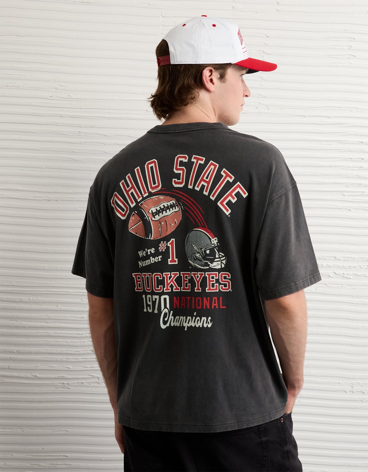 AE Boxy Ohio State Buckeyes Graphic T-Shirt - image 2