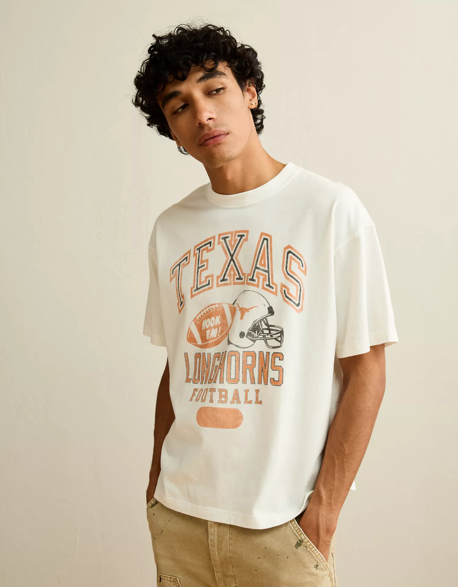 AE Boxy Fit Texas Longhorns Graphic T-Shirt - thumbnail 4