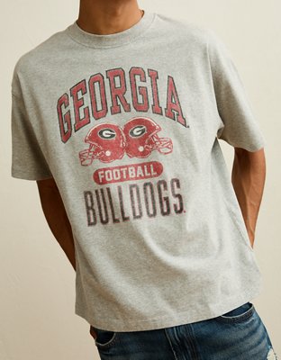 AE Boxy Fit Georgia Bulldogs Graphic T-Shirt