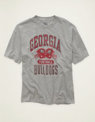 AE Boxy Fit Georgia Bulldogs Graphic T-Shirt