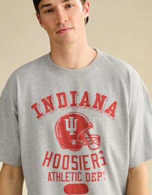 AE Boxy Fit Indiana Hoosiers Graphic T-Shirt