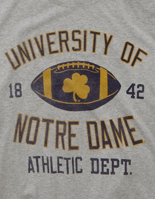 AE Boxy Fit Notre Dame Graphic T-Shirt